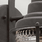 Quintiesse Chance Harbor Medium Wall Lantern Weathered Zinc