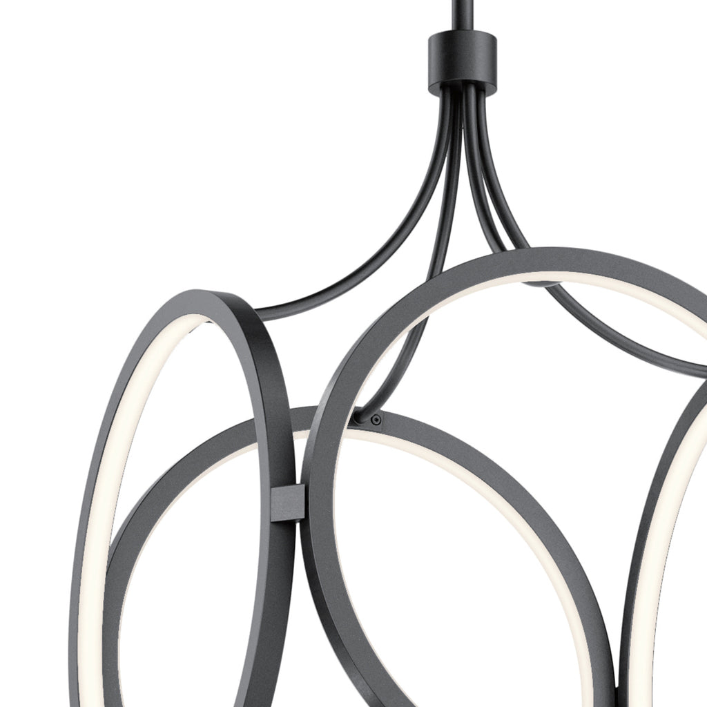 Quintiesse Ciri LED Pendant  in Matte Black