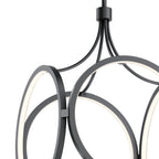 Quintiesse Ciri LED Pendant  in Matte Black