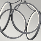 Quintiesse Ciri LED Pendant  in Matte Black