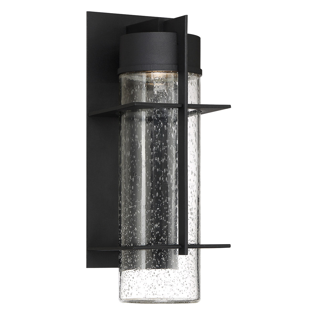 Quintiesse Eames Outdoor Large LED Wall Lantern in Earth Black