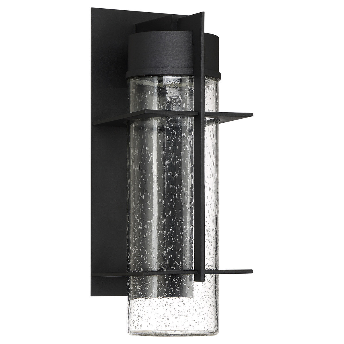 Quintiesse Eames Outdoor Large LED Wall Lantern in Earth Black