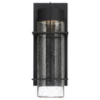 Quintiesse Eames Outdoor Large LED Wall Lantern in Earth Black