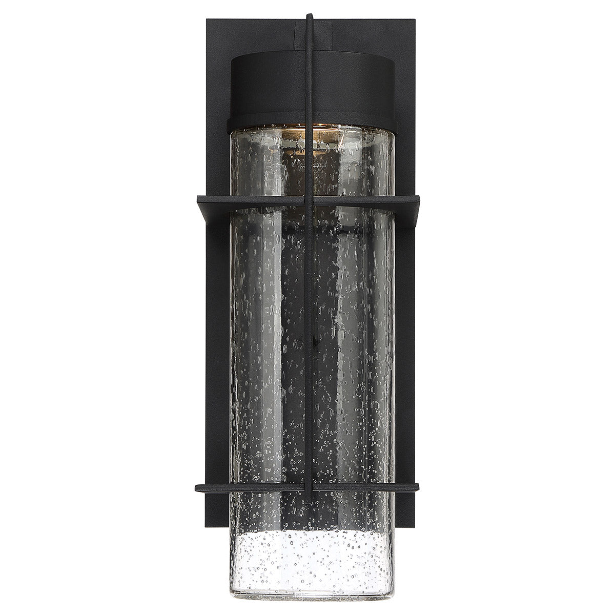 Quintiesse Eames Outdoor Large LED Wall Lantern in Earth Black
