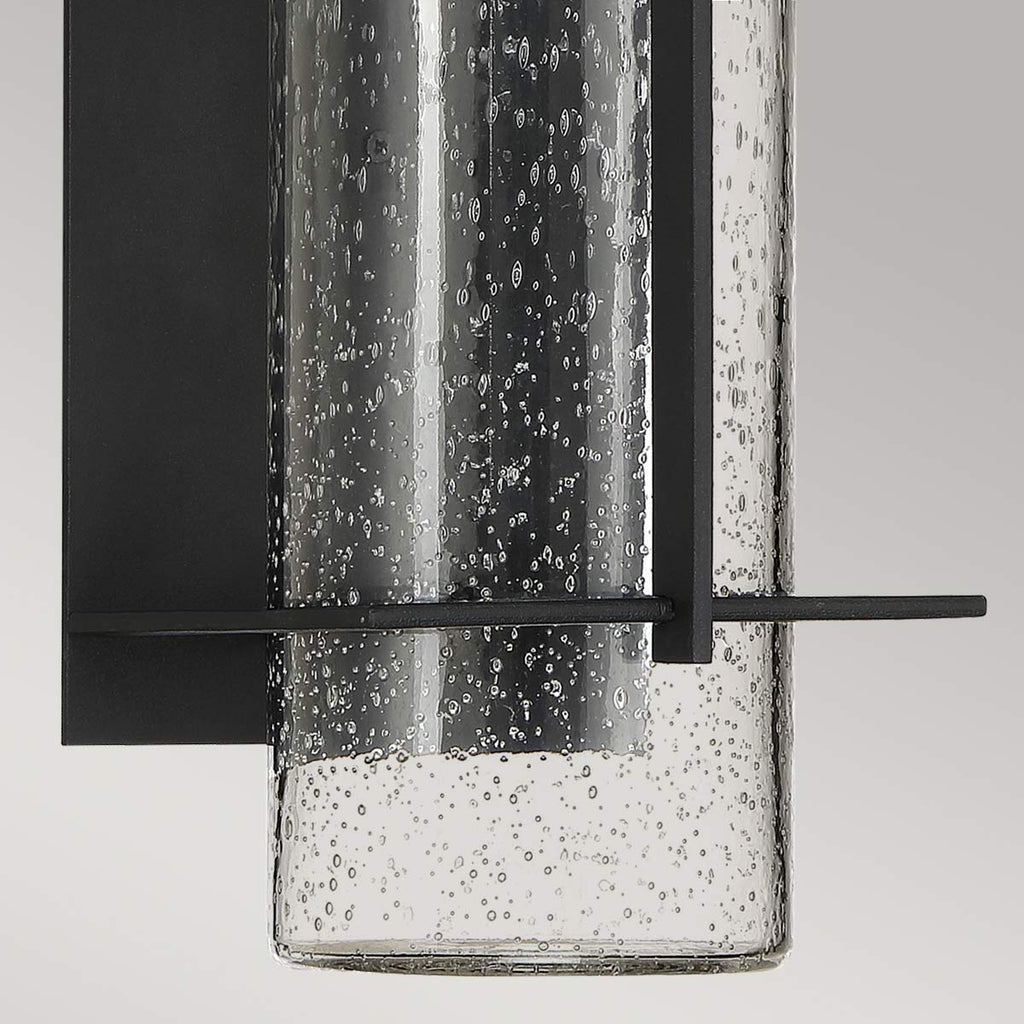 Quintiesse Eames Outdoor Large LED Wall Lantern in Earth Black