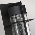 Quintiesse Eames Outdoor Large LED Wall Lantern in Earth Black