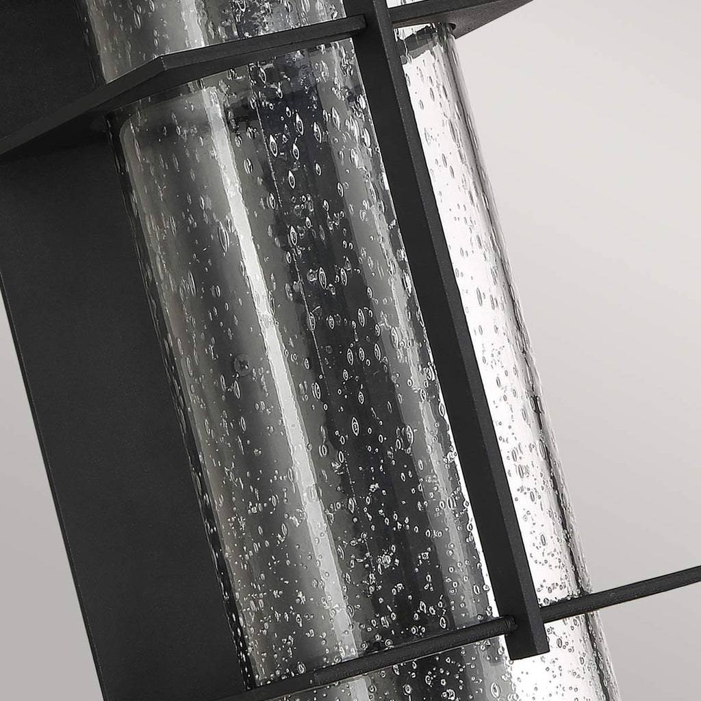 Quintiesse Eames Outdoor Large LED Wall Lantern in Earth Black