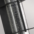 Quintiesse Eames Outdoor Large LED Wall Lantern in Earth Black