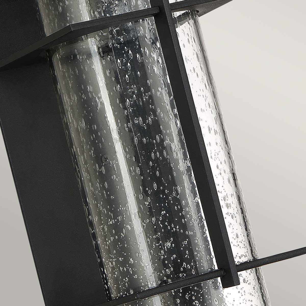 Quintiesse Eames Outdoor Large LED Wall Lantern in Earth Black