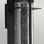 Quintiesse Eames Outdoor Medium LED Wall Lantern in Earth Black