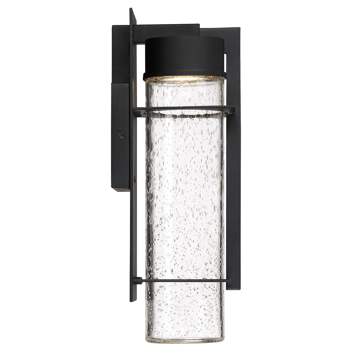 Quintiesse Eames Outdoor Medium LED Wall Lantern in Earth Black