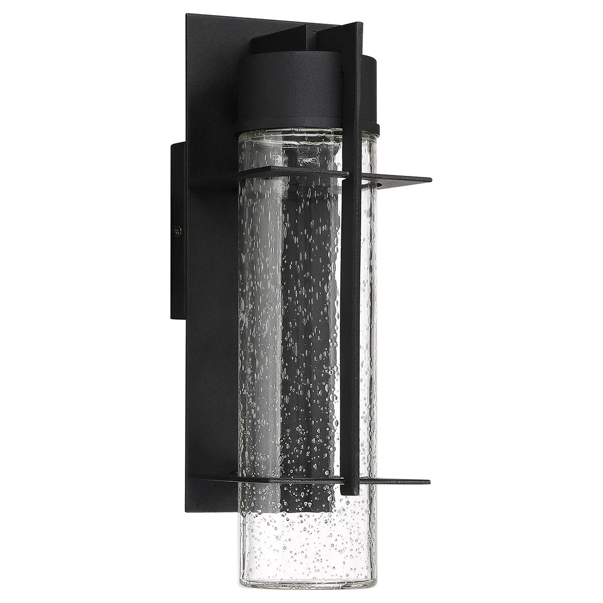 Quintiesse Eames Outdoor Medium LED Wall Lantern in Earth Black
