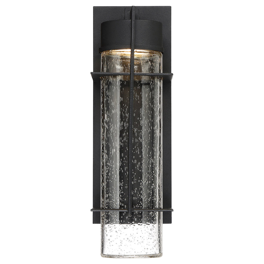 Quintiesse Eames Outdoor Medium LED Wall Lantern in Earth Black