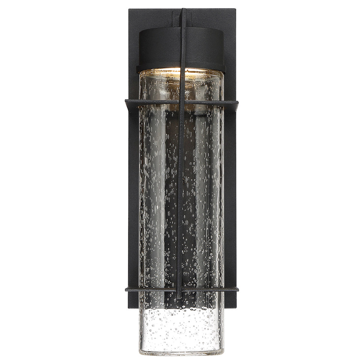 Quintiesse Eames Outdoor Medium LED Wall Lantern in Earth Black