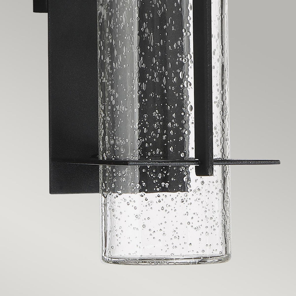 Quintiesse Eames Outdoor Medium LED Wall Lantern in Earth Black