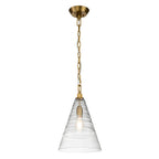 Quintiesse Elmore Pendant  in Burnished Brass
