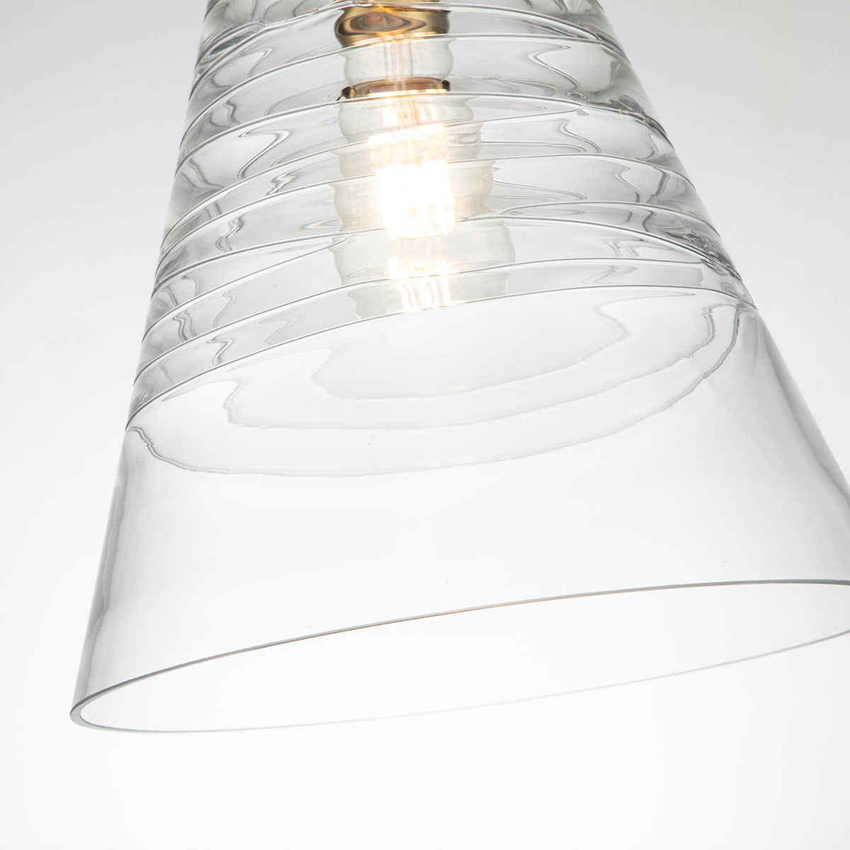 Quintiesse Elmore Pendant  in Burnished Brass