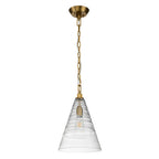 Quintiesse Elmore Pendant  in Burnished Brass