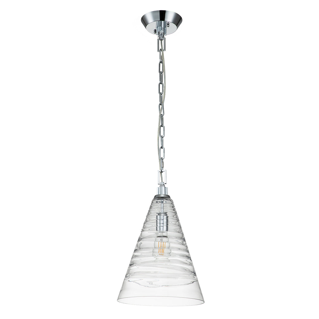 Quintiesse Elmore Pendant  in Polished Chrome