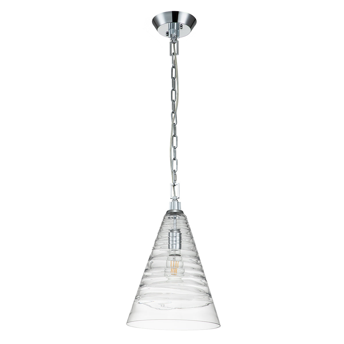 Quintiesse Elmore Pendant  in Polished Chrome