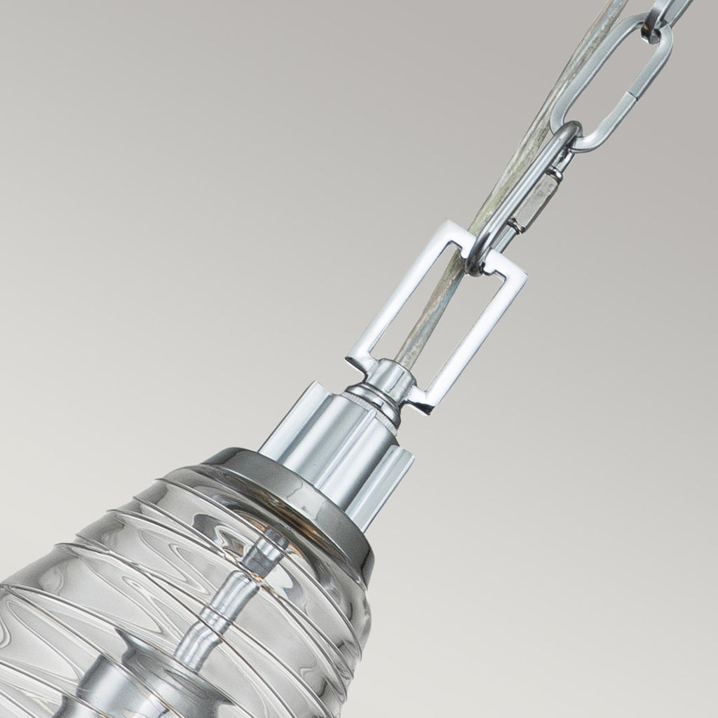 Quintiesse Elmore Pendant  in Polished Chrome