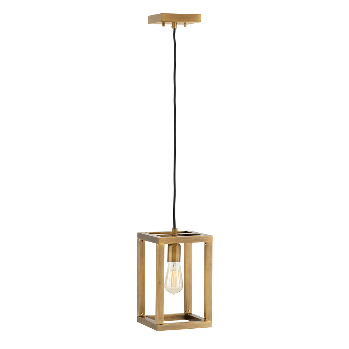 Quintiesse Ensemble Single Pendant Light Brushed Bronze