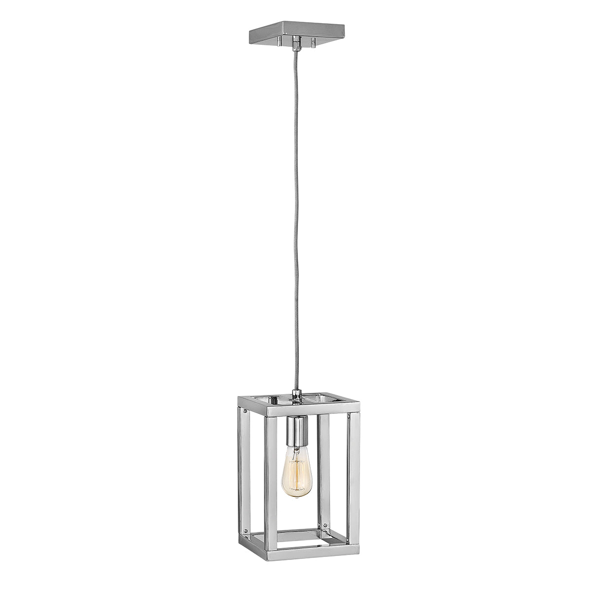 Quintiesse Ensemble Single Pendant Light Polished Nickel