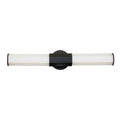 Quintiesse Facet Bathroom Dual LED Wall Light in Matte Black
