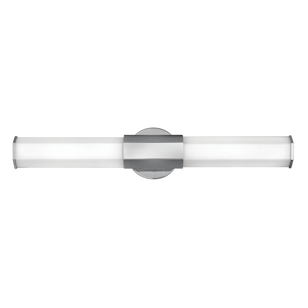 Quintiesse Facet Bathroom Dual LED Wall Light in Polished Chrome