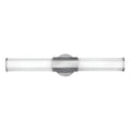 Quintiesse Facet Bathroom Dual LED Wall Light in Polished Chrome