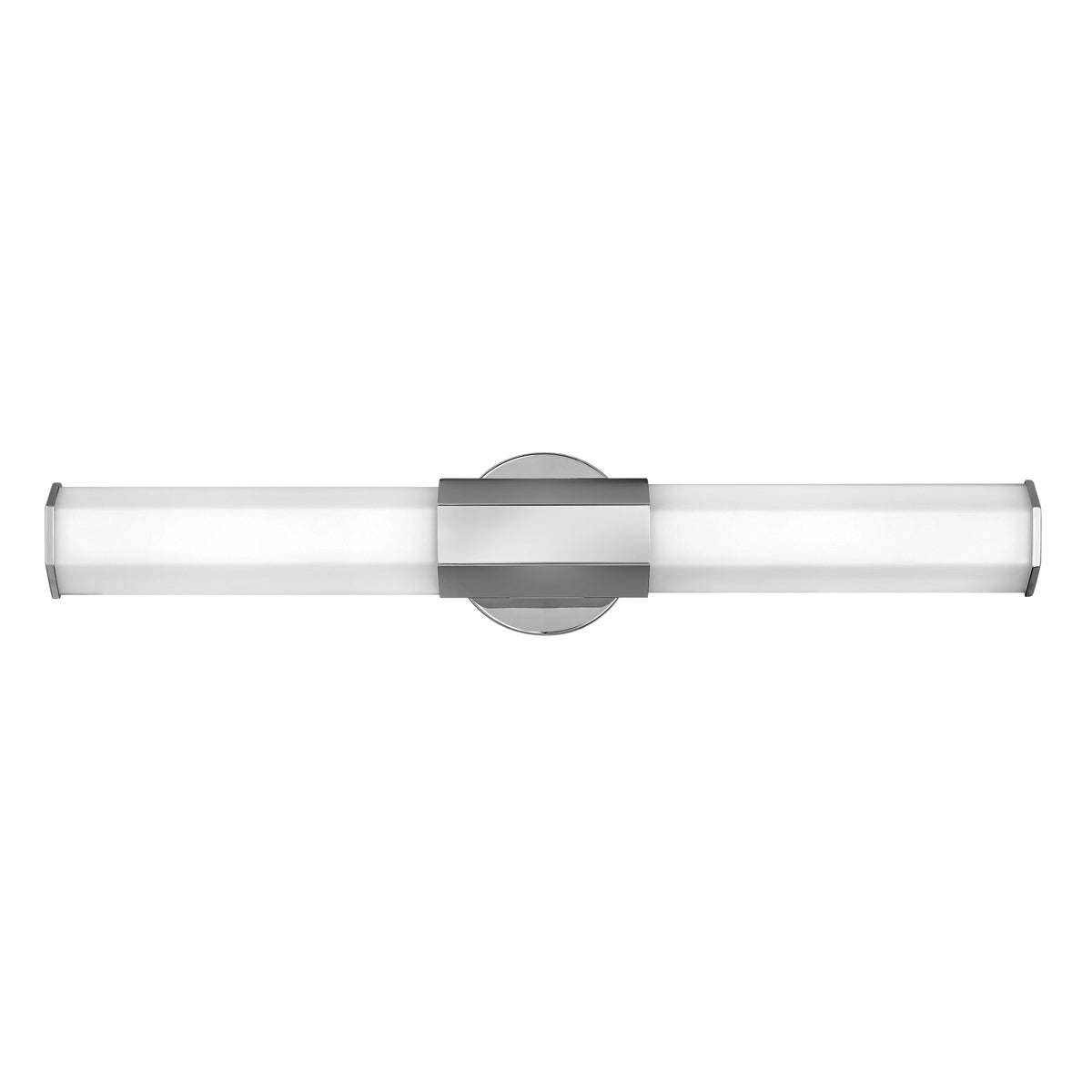 Quintiesse Facet Bathroom Dual LED Wall Light in Polished Chrome