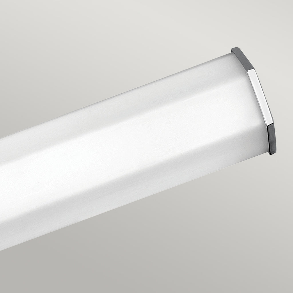 Quintiesse Facet Bathroom Dual LED Wall Light in Polished Chrome