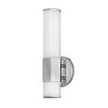 Quintiesse Facet Bathroom Single LED Wall Light in Polished Chrome