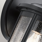 Quintiesse Fairfield Outdoor Large Wall Lantern in Black