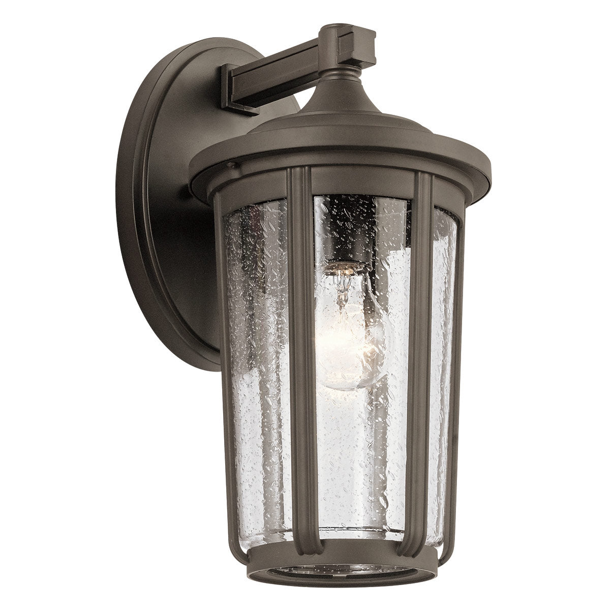 Quintiesse Fairfield Outdoor Large Wall Lantern in Olde Bronze