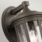Quintiesse Fairfield Outdoor Large Wall Lantern in Olde Bronze