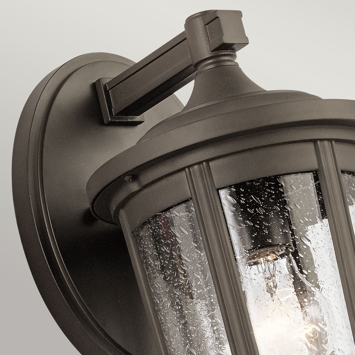 Quintiesse Fairfield Outdoor Large Wall Lantern in Olde Bronze