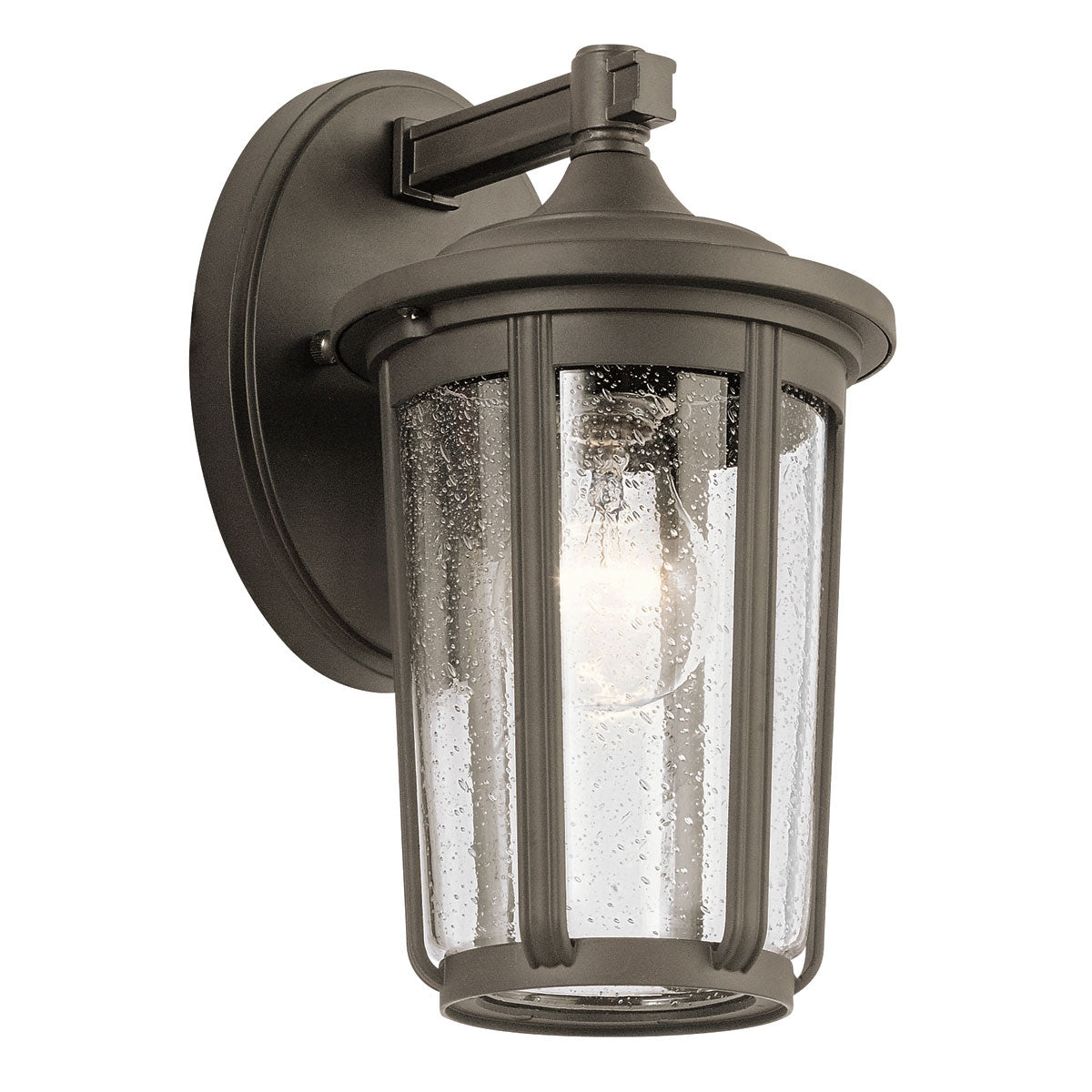 Quintiesse Fairfield Outdoor Medium Wall Lantern in Olde Bronze
