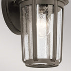 Quintiesse Fairfield Outdoor Medium Wall Lantern in Olde Bronze