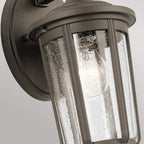 Quintiesse Fairfield Outdoor Medium Wall Lantern in Olde Bronze
