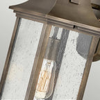 Quintiesse Grant Outdoor Medium Wall Lantern in Burnished Bronze