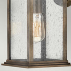 Quintiesse Grant Outdoor Medium Wall Lantern in Burnished Bronze