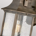Quintiesse Grant Outdoor Small Wall Lantern in Burnished Bronze