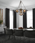 Quintiesse Harper 7 Light Chandelier Polished Nickel