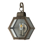 Quintiesse Heath Outdoor Medium Wall Lantern in Burnished Bronze
