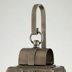 Quintiesse Heath Outdoor Small Wall Lantern in Burnished Bronze