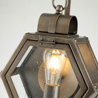 Quintiesse Heath Outdoor Small Wall Lantern in Burnished Bronze