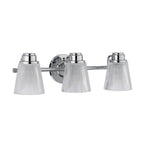 Quintiesse Hudson 3 Light Wall Light Polished Chrome