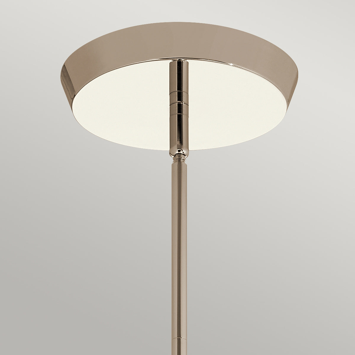 Quintiesse Kayva LED 13 Light 6 Arm Chandelier in Polished Nickel
