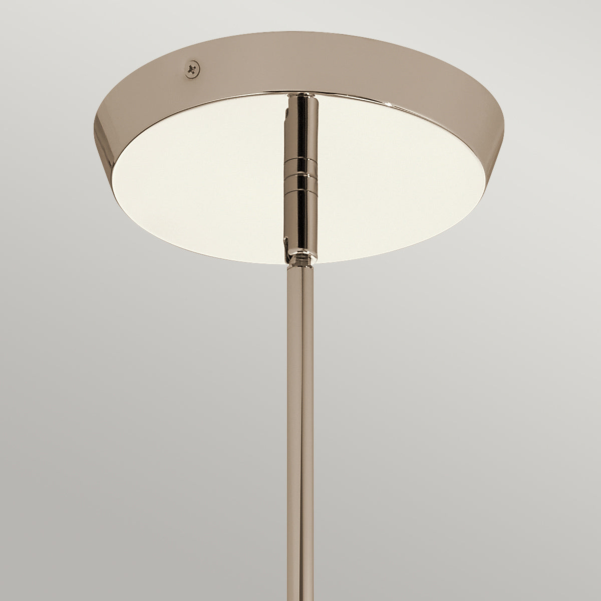 Quintiesse Kayva LED 9 Light 4 Arm Chandelier in Polished Nickel
